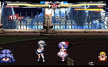 Experience the Ultimate Battle of Luscious Kuromaru vs Touhou