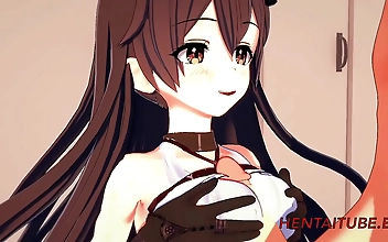 JAV Amber Gets a Handjob Blowjob Boobjob and Fucked with Cum in Her Mouth and Pussy! Watch the Hentai Genshim Impact Now!