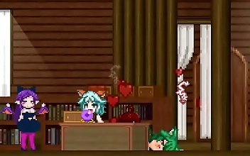 JAV Slut Succubus Enchants Young Villager, Too Horny for Work