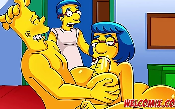 Outrageous! Japanese MILF Gets Banged by Barty in The Simptoons Porn Parody!