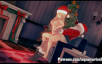 Merry Christmas! Get Enchanted by Marines Luscious Hentai Charms in This Uncensored Night Delight!