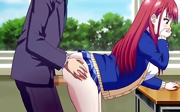 Hentai Sexcapade: Teen Seductress Tempts Her Hot Teacher in the Classroom