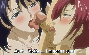 Hentai Heaven: Step Mom and Step Aunt Teach Young Boy the Art of Pleasure with Subtitles