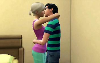 WATCH: Luscious Blonde Stepmom Fucks Nerdy Stepsons Virginity Away