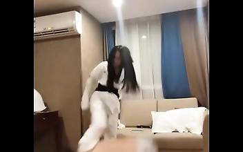 Get seduced by the luscious enchantress with double s Taekwondo skills in Japanese MILF student s enslaving session