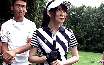 Japanese Teen Blown to Orgasm by Golf Teacher and His Pals: Guaranteed to Make Your Day