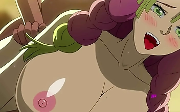 Japanese Sizzling Hottie Mitsuri Knocks You out with Her Irresistible Titsjob Technique - Exclusive Anime Porn