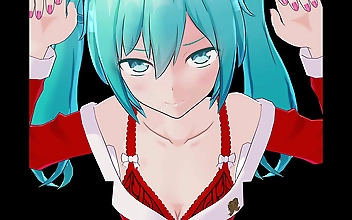 Unleash Your inner slut with Hatsune Miku's Sexy Santa VOCALOID Performance