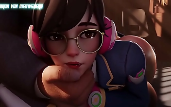 Drooling over DVa's Summoner Office Visit: 'No holds barred' Elegant Eye-Candy