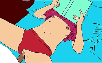 I m a Luscious MILF Seducing My Neighbor with a Steamy Fuchsia