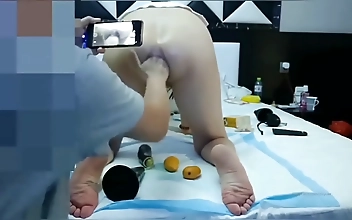 Meet the Alluring MILF with a Soft Girl Tide and a Massive Crystal Dildo for Anal Pleasure