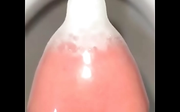 Yummy! 10-Load Explosion in the Condom - The Ultimate Creamy Treat for your Eyes Only!