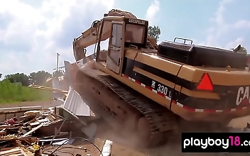 Asian Bombshell Tiffany Luu and Her Girls Destroy a House with Their Naked Badassery!