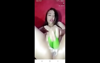 Mind-Blowing Indonesian Slut Loves Fucking Her Pussy and Ass Until She Squirts