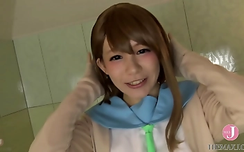 Busty High School Student Gives Devilishly Erotic Blowjob in Hentai Cosplay