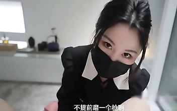 JAV Cutie in Seductive Lingerie Gets Fucked by a Customer: So Hot She Can t Resist!