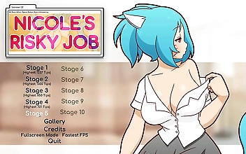 JAV Darling Nicole Riskys Hentai Job: Camgirl Masturbates while Exposing Juicy Tits in Ep4 of PornPlay