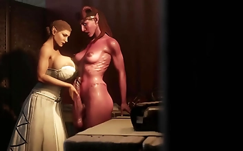 Busty MILF Leads the Way in Futa Sex Education for Shy Demons - Exclusive Online Anime Scene