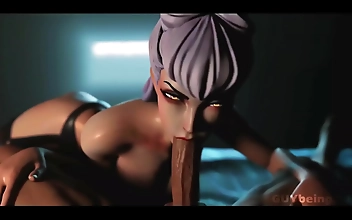 Wow, Thats Hot! Hentai 3D Evelynn Will Make You Sweat!