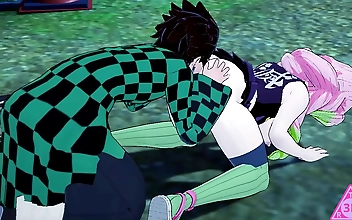 Holy Fuck Tanjiro s Mitsuri Blows Your Mind with The Ultimate Kimetsu no Yaiba Hentai Gameplay Porn