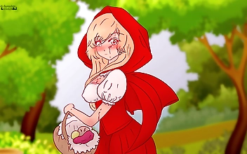 JAV Hentai Parody: Little Red Riding Hood Scolds Pervert Fucking Tree Exposes Woman s Body