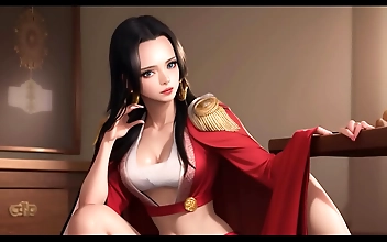 Boa Hancock s Luscious Curves and Alluring Figure in One Piece - JAV Porn Video