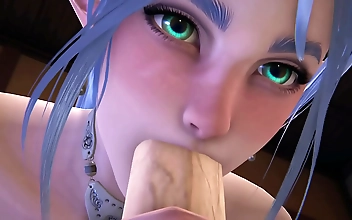 Experience the Sensual Allure of Elf in a Private 3D Hentai Escape