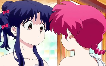 Ranma 1/2 Remake Brings the Heat with Nude Akane and Ranma in the Shower - CMNF ENF MMD Scene