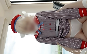 Japanese Cosplay Pornstar s Sweaty Nakadashi Record: Impregnation with Popular Amateur