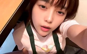 JAV Cutie Mops the Floor with Full Moist! ღ◡◝ღ