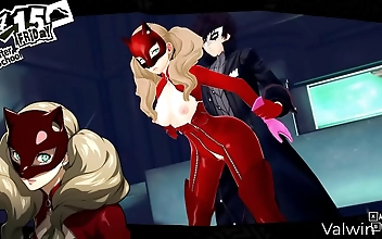 JAV Enchantress Ann Takamaki Gets Fucked by the Kinky Joker in Persona 5 3D Dungeon