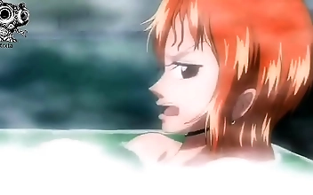 Enchanting Nami Washes Away Invisible's Shameful Thoughts in the Steamy Shower