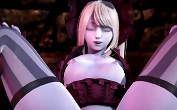JAV Hentai: Overlords Shalltear Bloodfallen in Uncensored Blowjob Scene