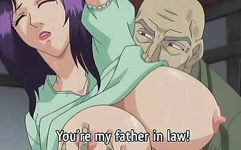 Holy Fck This MILF Seduces Her Own Father-in-Law in a Wild Uncensored Hentai with Subtitles