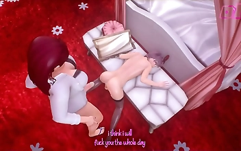 Devour the Sinful Futa on Feminized Boy in Enchanting Animation