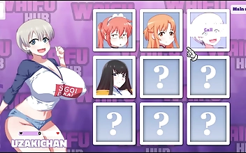 Are you ready for some luscious Japanese waifu hub hentai game porn play action? In this episode Asuna is getting naughty and cuckolding her poor boyfriend while enjoying multiple orgasms on the couch