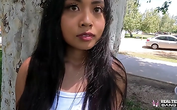 Get Swooned by the Voluptuous Asian Beauty, Luna Mills, in Her Debut Porn Scene