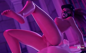 Get Enchanted by The Count s Luscious Babes Having Anal Sex in a Lewd 3D Animation