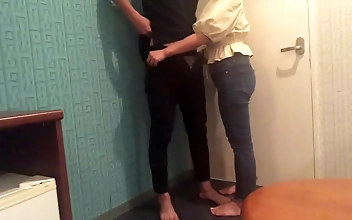 JAV Slut Gets Fucked by Her Luscious Lover at the Door: Unleash Your Desires with Extreme Couples Sex!
