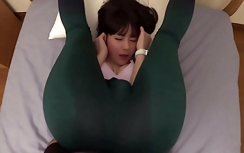 JAV Slut in Tight Leggings Gets Electrifying Massage and D