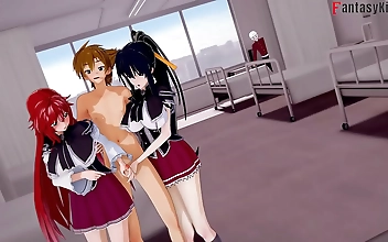 QUEEN RIAS GREMORE CRAVES COCK AND HER PET ISSEI HYPER SPRINTS ON FAIRYTALE FANTASY