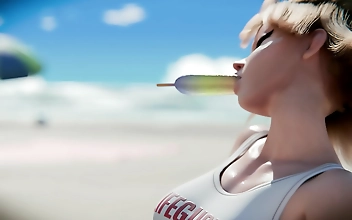 JAV Enchantress Kiriko Seduces You on the Beach: Luscious curves and Alluring looked cannot resist!