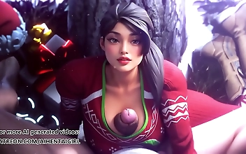 JAV Goddess Fortnite Ramirezs Luscious Merry Christmas Cosplay Uncensored Hentai - Only for the Naughty