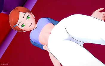 Pure Luscious Gwen from Ben 10 Gets Her Groove On in Adult Love Hotel