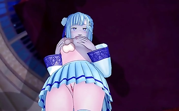 JAV Hottie Emilia Goes Wild in Her Mansion: Re Zero Hentai Pleasure