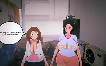 JAV Enchantress Enlists Alluring Lavishness to Eviscerate Villains in MHA!