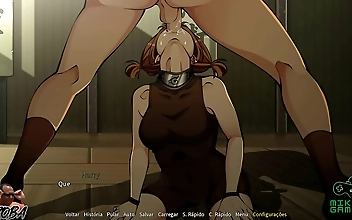 Experience the Alluring MILF Moegis Steamy Blowjob in Naruto Borutos Adult Game!