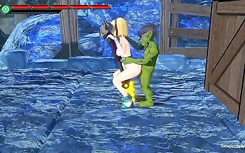 Luscious Blonde Bombshell Enchants with Magic in brand New Hentai Gameplay