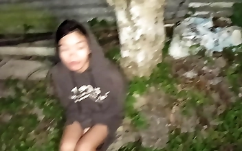 Relish the Soft Supple Skin of a Young Homeless Asian Street Girl after Providing Her with Shelter and Care