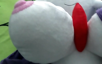 Hey there perv! Get ready to drool over this Purple Gardevoir plush sex video! Our enchantress MILF takes off her luscious clothes showing off her alluring curves and slutty moves